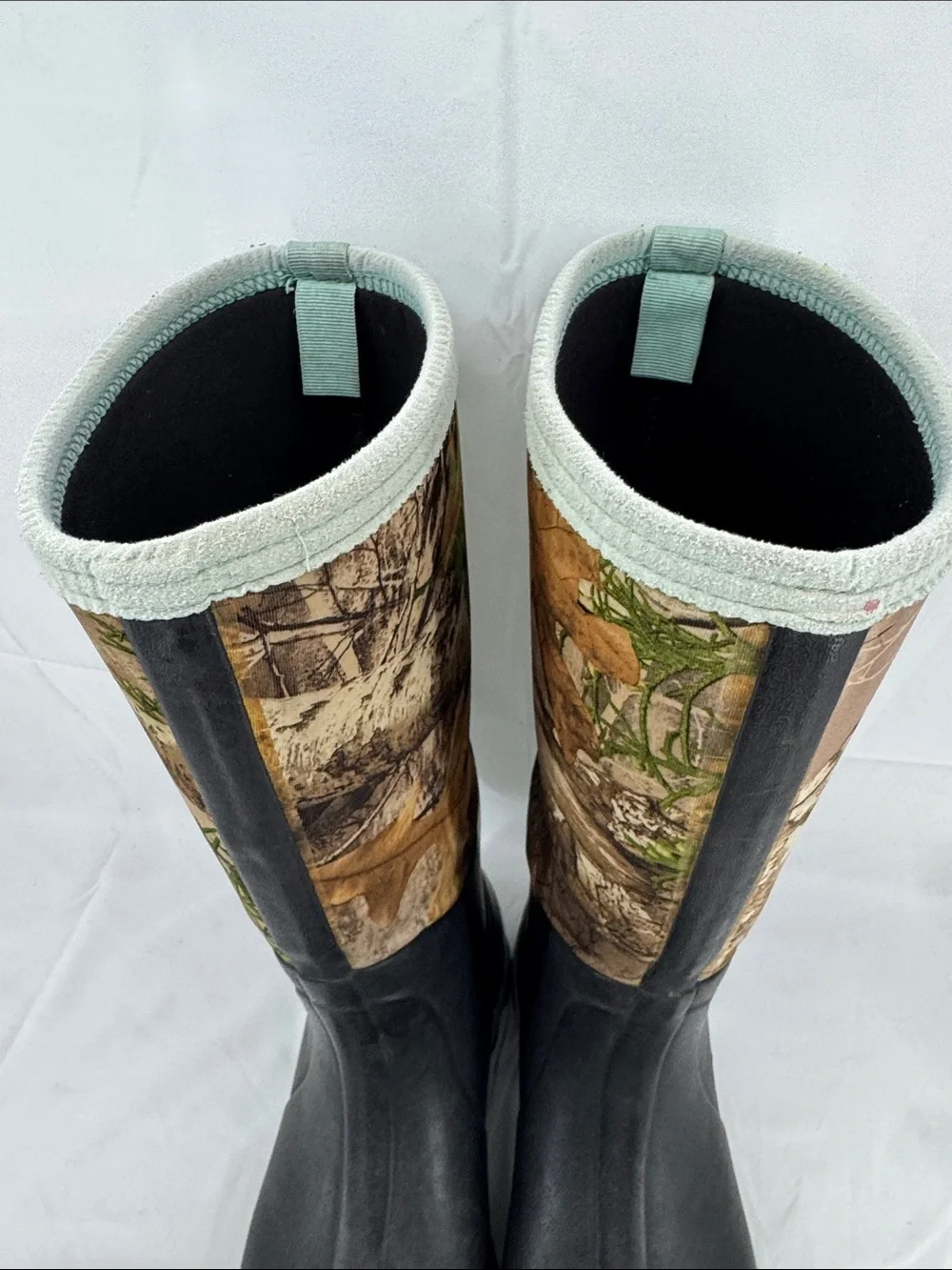 TideWe Real Tree Camo Mens Neoprene Rubber Wader Hunting Tall Boots, est sz 9